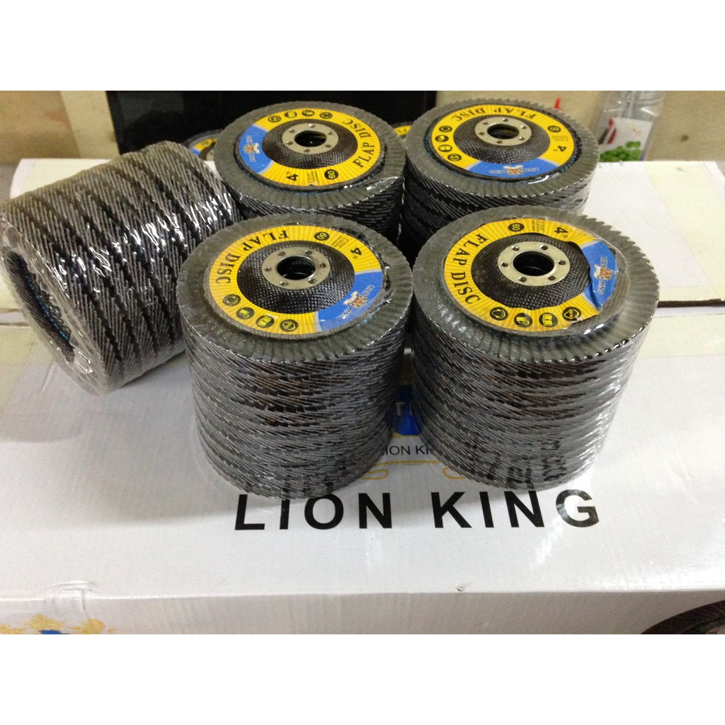 10 viên nhám xếp LION KING A40, A60, A80, A100, A120, A240, A320