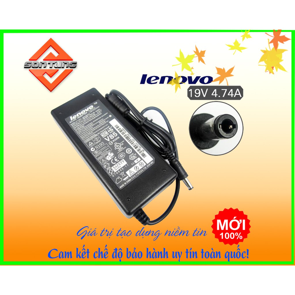 Sạc laptop lenovo 19v-3.42a 19V-4.74A - Hàng mới