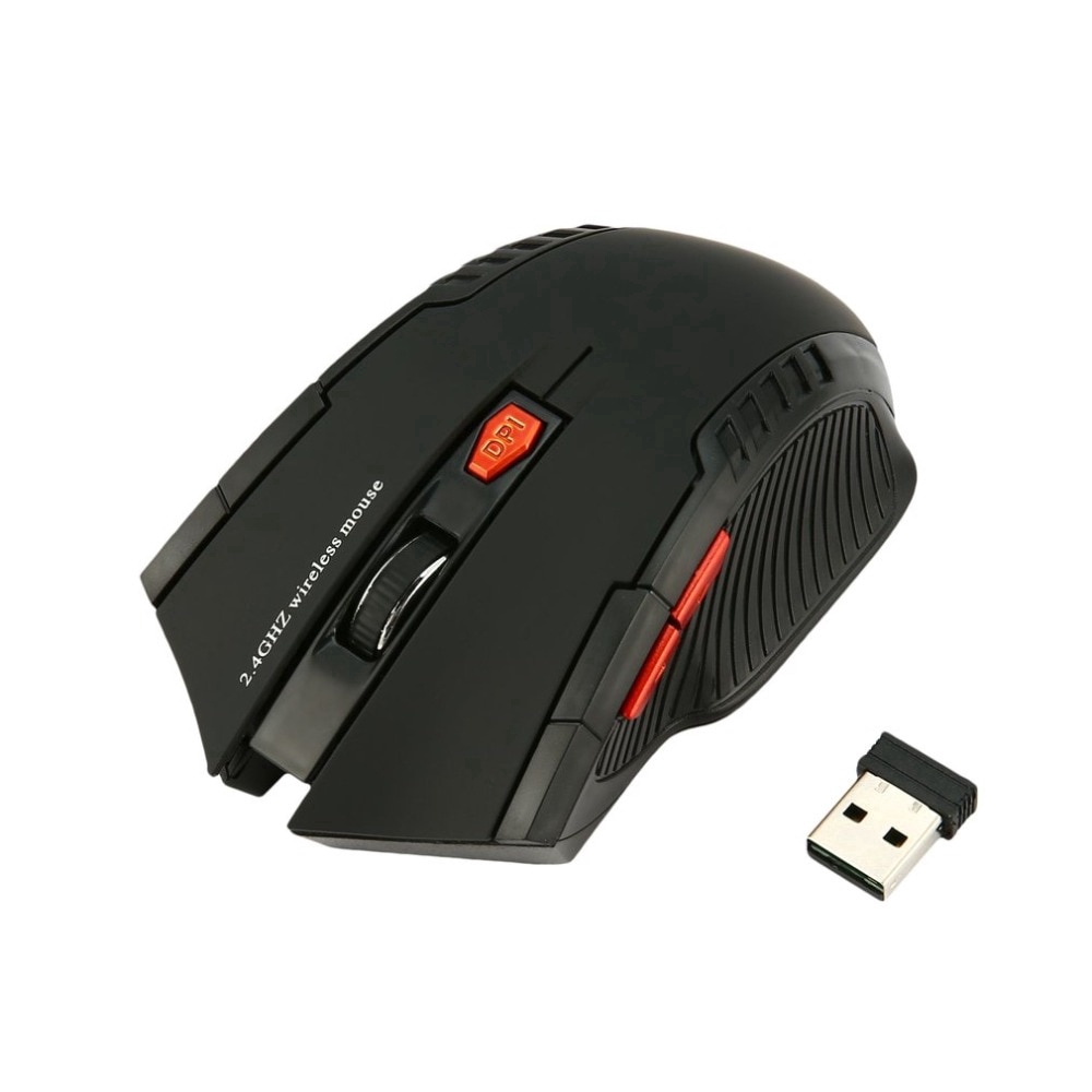 Chuột quang không dây 2.4GHz cổng USB đa năng sử dụng để chơi game/làm việc văn phòng/ tại nhà
