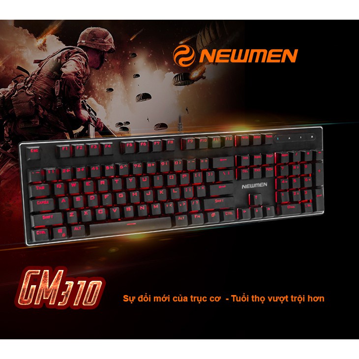 Bàn phím cơ Newmen GM310 Gaming_ hàng chính hãng