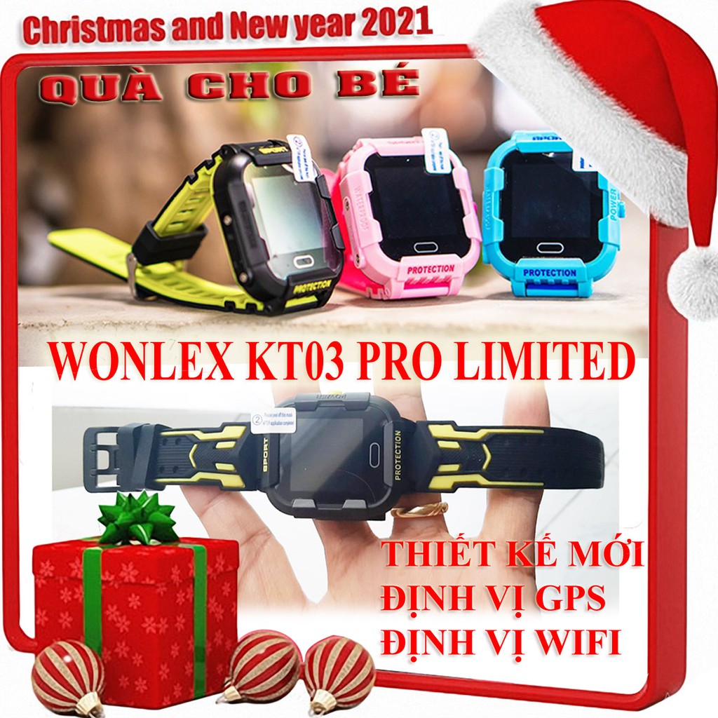 Chính hãng 1 đổi 1 Đồng hồ thông minh định vị trẻ em Wonlex KT03 PRO LIMITED