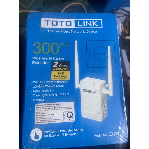 Bộ Phát WiFi  totolink EX200- Mini Router Wi-Fi chuẩn N 300Mbps