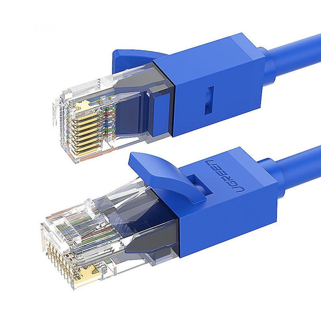 Dây mạng Cat6 bấm sẵn 2 đầu UGREEN dài 1M 2M 3M 4M 5M 8M 10M 15M 20 Mét UTP Patch CordsUTP Patch Cords NW102 11204