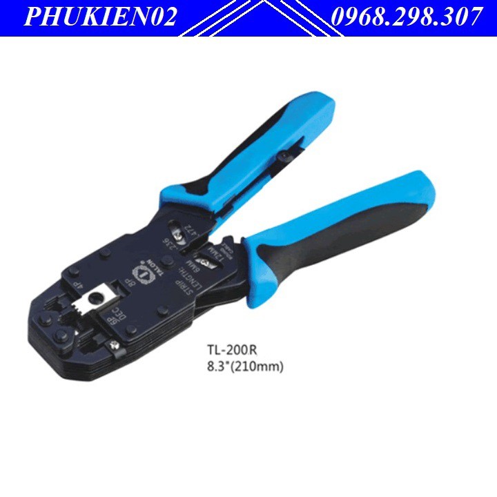 Kìm Bấm Mạng Talon TL-200R - Kìm bấm đầu RJ45,RJ11,R12