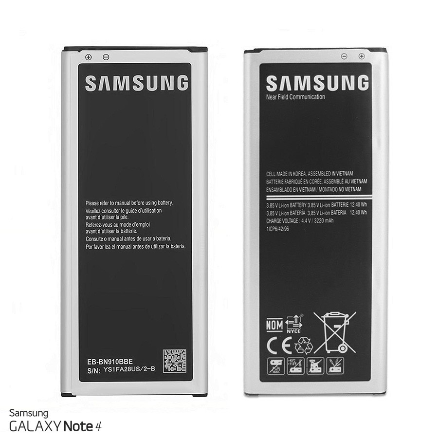 Pin Samsung Galaxy Note 4, Pin Note 4