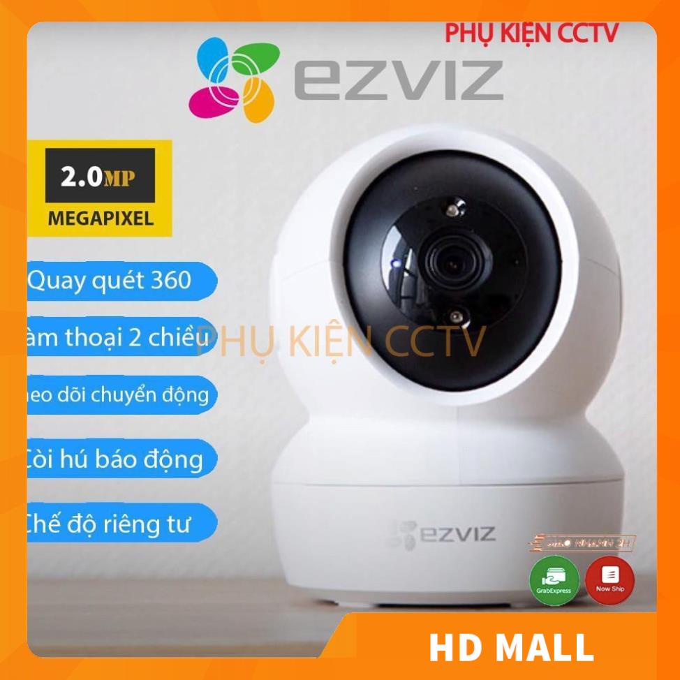 Camera Wifi Ezviz C6N  1080P 2Mp - Camera Không Dây, Xoay 360, Đàm Thoại 2 Chiều