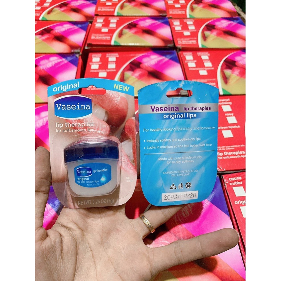 Son Dưỡng Môi Vaseline Siêu dưỡng ẩm tuyệt vời 7g