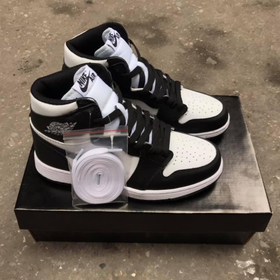 Giày Thể Thao Nam Nữ Jordan JD1 High Đen Trắng Cổ Cao Thời Trang Full Box Bill - Nguyễn Tình sneaker