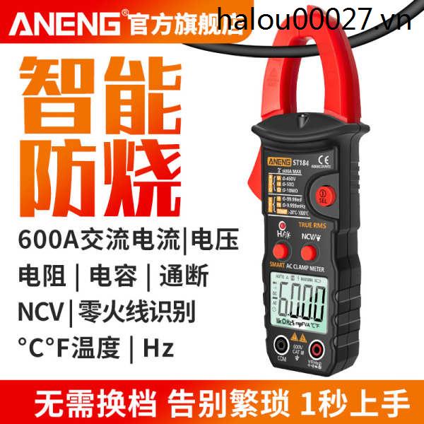 Đồng Hồ Kẹp Vạn Năng Kỹ Thuật Số Độ Chính Xác Cao Chống Bỏng ac dc