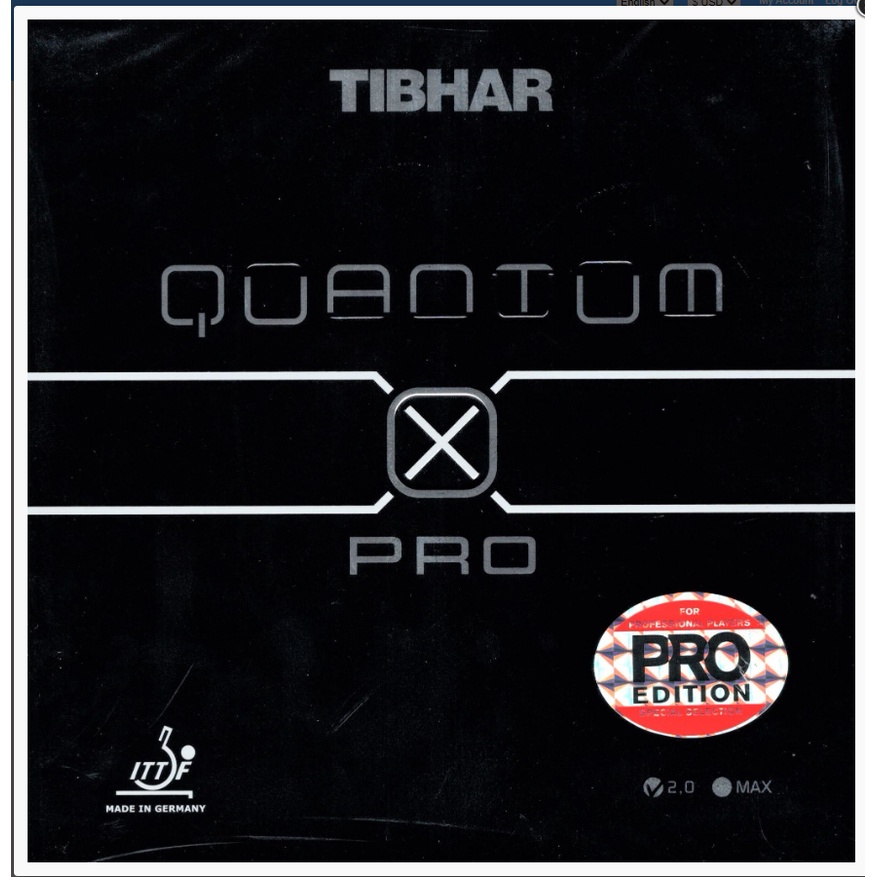 Mặt vợt bóng bàn Quantum x pro "Pro edition" mặt tấn công cho trình độ cao