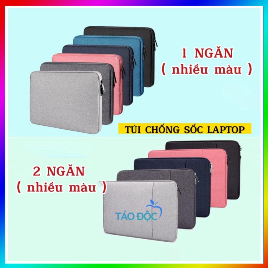 Túi chống sốc laptop macbook 2 ngăn cao cấp 13.3 Inch, 14 Inch, 15 Inch, 15.6 Inch, 16 Inch- Túi đựng laptop nam nữ