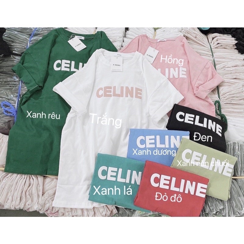 Áo Phông Thun 3158 Cotton Khô Nam Nữ Form Rộng Unisex CELNE