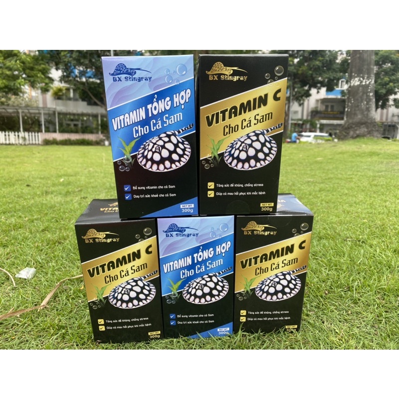 Combo 2 loại Vitamin C và Multi Vitamin - 600g Chuyên dành cho cá Sam