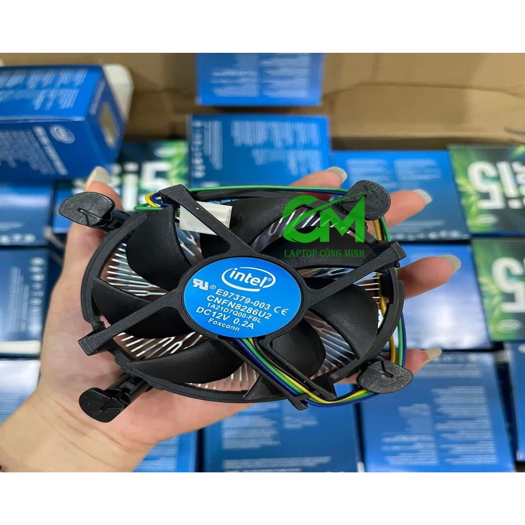 Fan box CPU Hàng Xịn 52 Cánh dày - Quạt chip box Cao Cấp socket 775/1155/1150 New