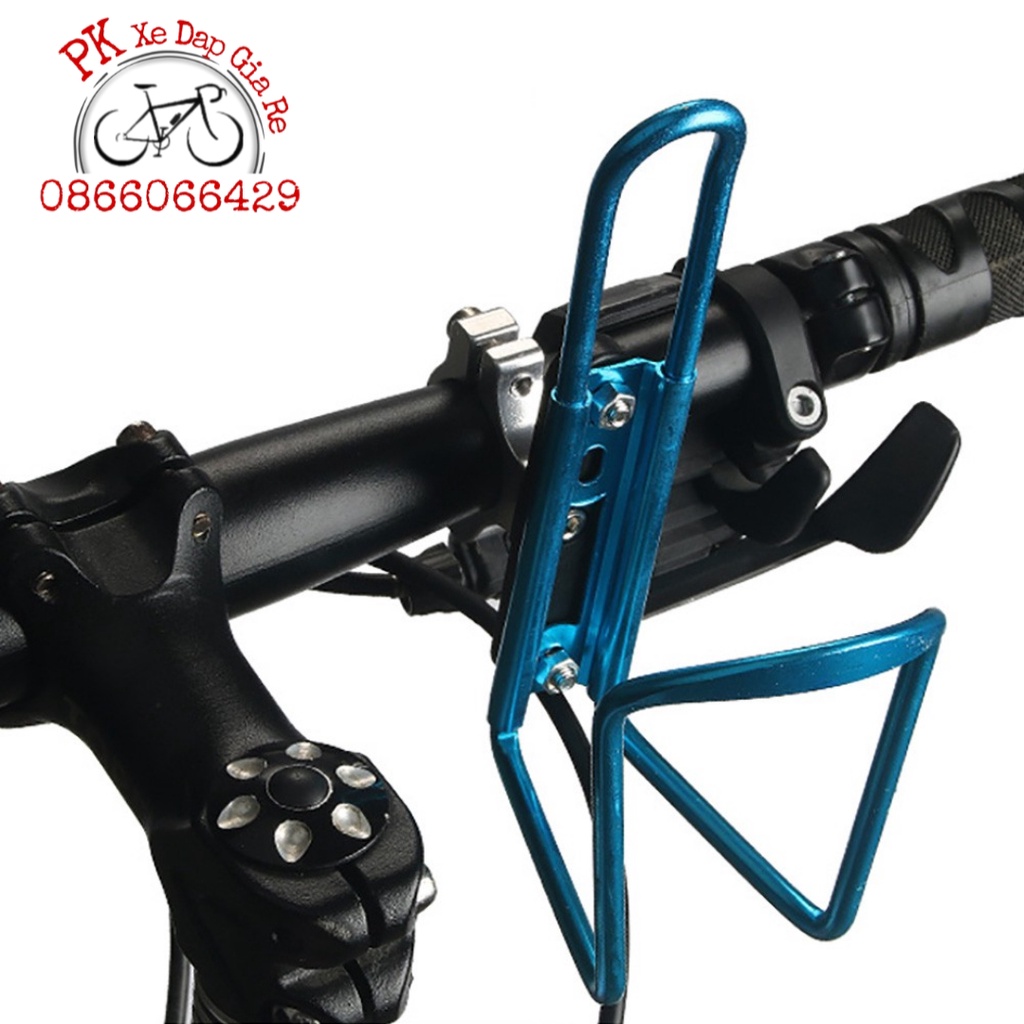 Giá Kẹp Bình Nước Gắn Ghi Đông Xe Đạp, Kẹp giữ bình nước gắn tay lái xe đạp