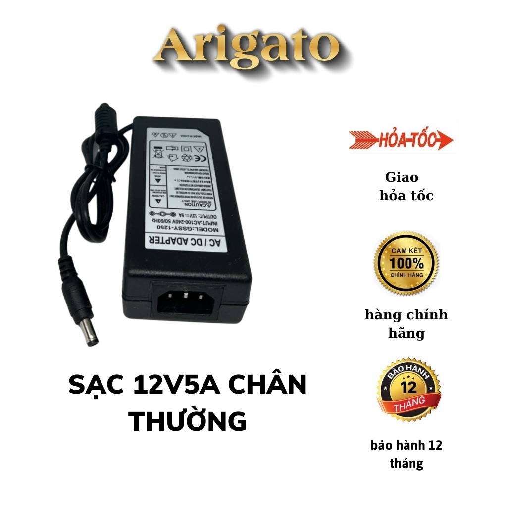 Bộ Chuyển Đổi Nguồn Điện 12v5a AOC Màn Hình LCD 3A 4A Cho Máy Bơm Nước Có Đèn LED