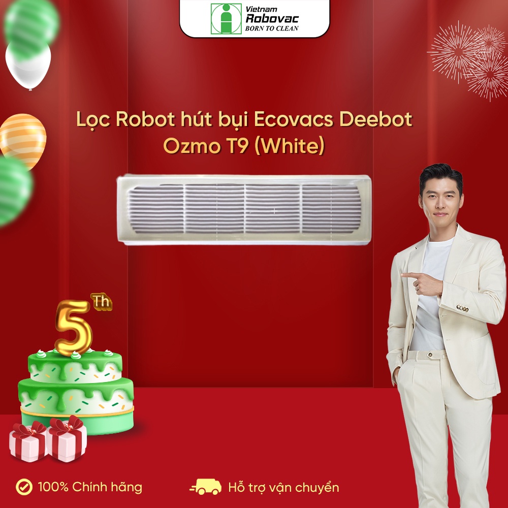 Lọc Robot hút bụi Ecovacs Deebot OZMO T9 - Hàng Quôc tế Chính Hãng