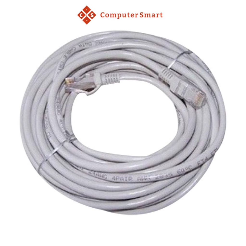 Dây mạng internet, dây cáp mạng cat5e dài 10m bấm sẵn 2 đầu. không giật lag, ổn định