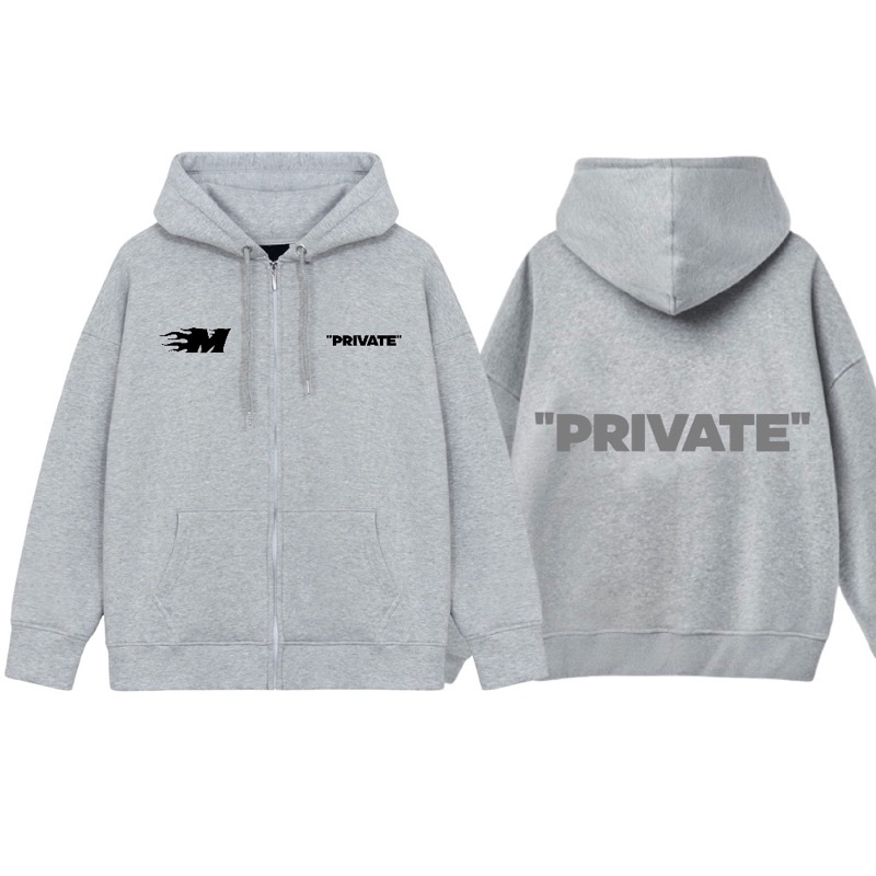 Áo khoác hoodie zip có dây kéo MENTALBOSS FULL MODEL