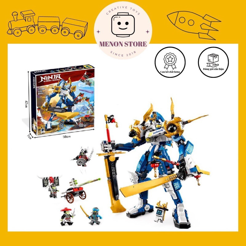 Đồ chơi lắp ráp Ninja Go 7105 67002 71785 Robot titan của Jay - Xếp hình thông minh