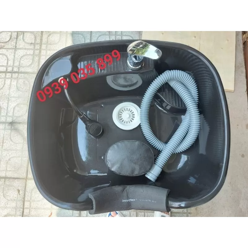Bồn gội đầu Nhựa Vòi nước nóng lạnh Gật gù XỊN Chậu nhựa gội đầu vòi nước Gật Gù XỊN