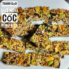 Thanh gạo lứt mix hat/ mix hạt và rong biển  - Túi 1 kg