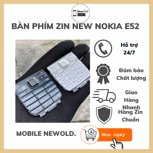 Bàn phím Zin New 100% chuẩn zin hãng cho Nokia E52 - Hàng cực hiếm.