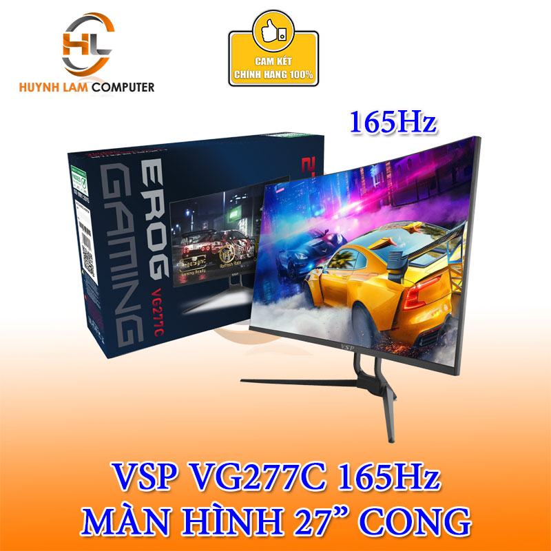 Màn hình VSP VG277C 27inch cong 165Hz Gaming  - Hàng chính hãng