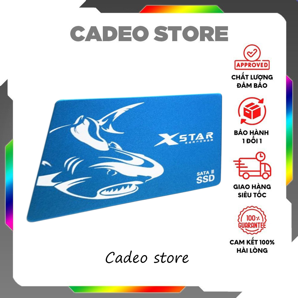Ổ cứng SSD Xstar 128GB SATA3 Drive 2.5 Inch Sequential Read 550MB/s bảo hành 36 tháng đổi mới