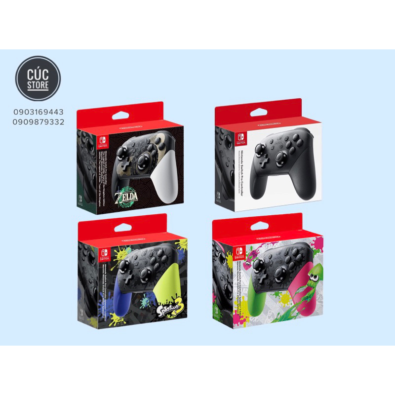 Tay cầm chơi game Pro Controller cho máy Nintendo Switch