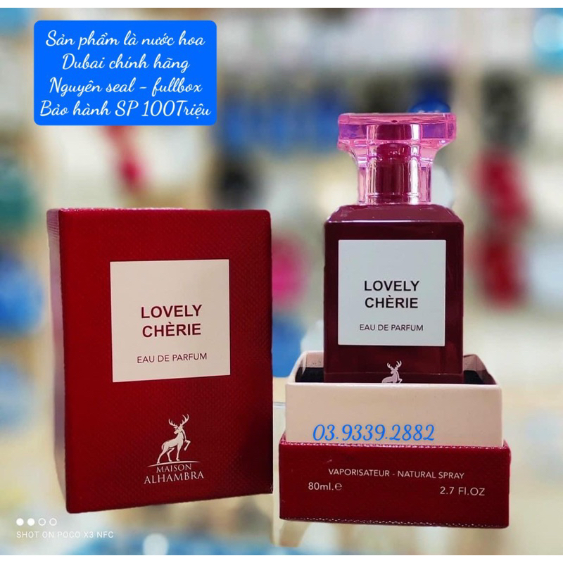Nước hoa Nữ Dubai Lovely Cherie