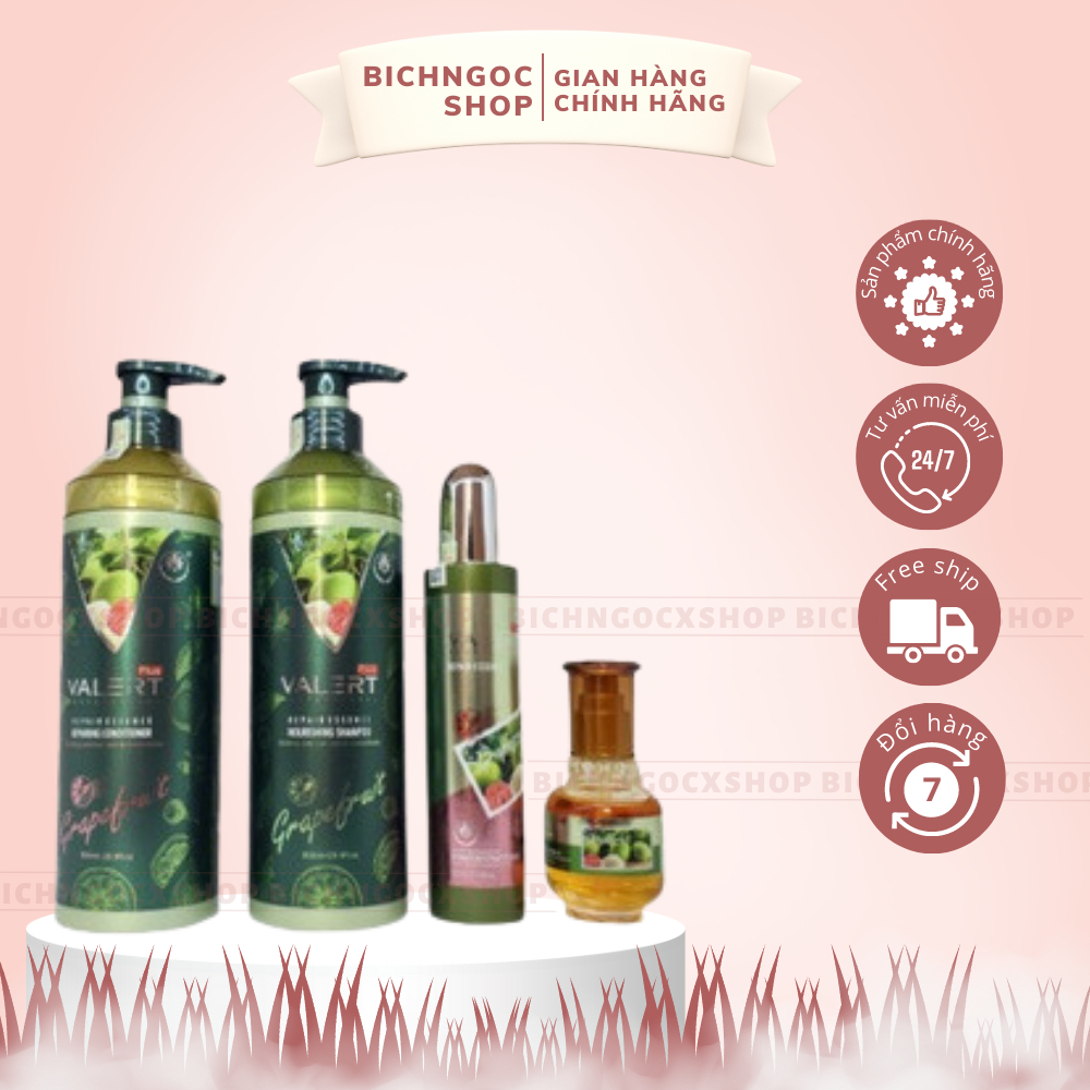 Combo Dầu Gội Xả Bưởi Grapefruit 850ML - Phục Hồi Chống Rụng Kích Mọc Tóc Tặng Xịt Bưởi