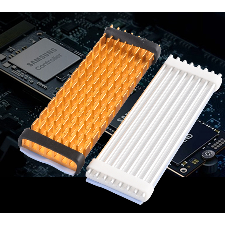 TẢN NHIỆT M2 2280 NVME SATA Ổ CỨNG SSD CHẤT LIỆU NHÔM VÀ THANH THERMAL TẢN NHIỆT 3W CẮT SẴN COMBO