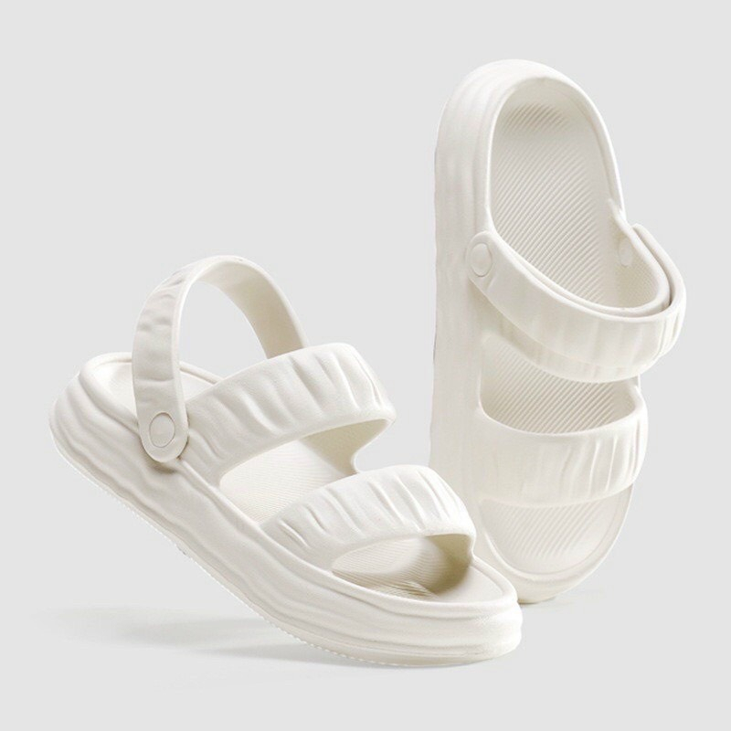 Dép Sandal EVA Đế Bằng Tăng 4cm Chiều Cao - Dép quai hậu nam nữ đơn giản tinh tế ôm gọn bàn chân
