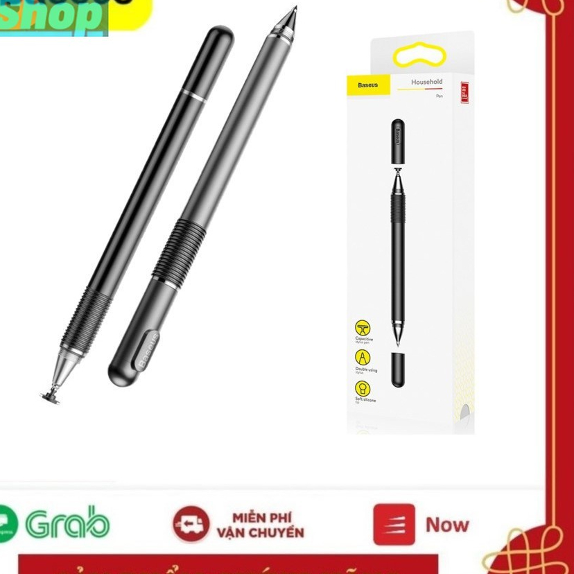 ????CHÍNH HÃNG ????Bút cảm ứng điện dung 2 trong 1 Baseus Golden Cudgel Capacitive Stylus Pen cho Smartphone / Tablet