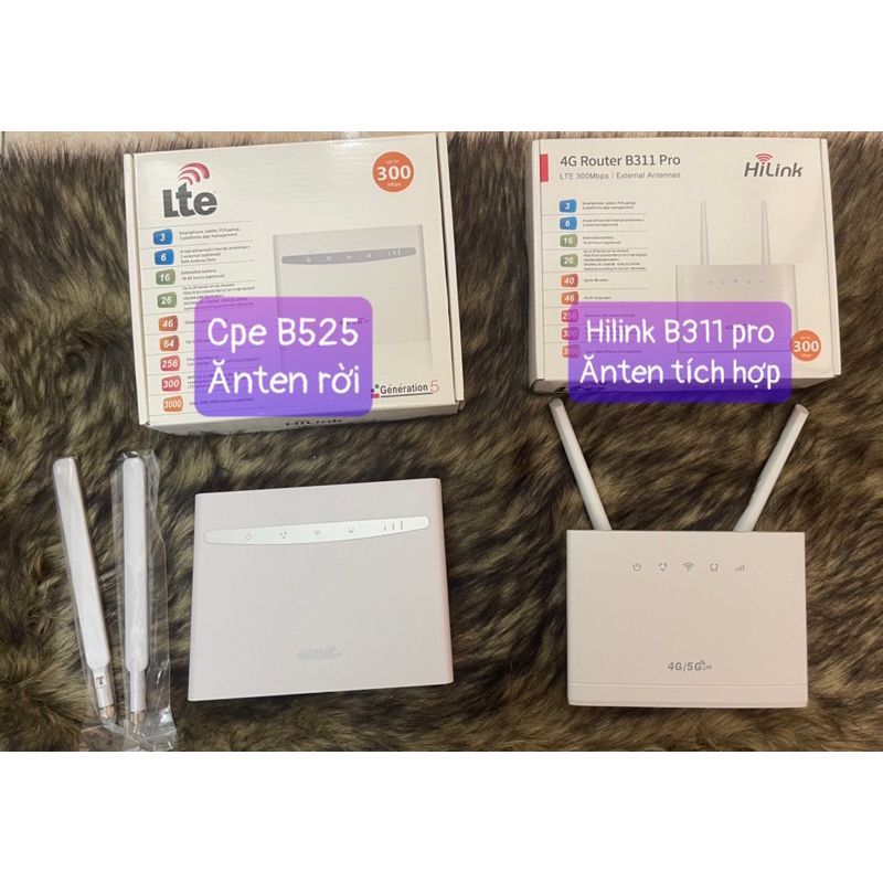 Phát wifi chuẩn 4g cắm điện LTE CPE B525