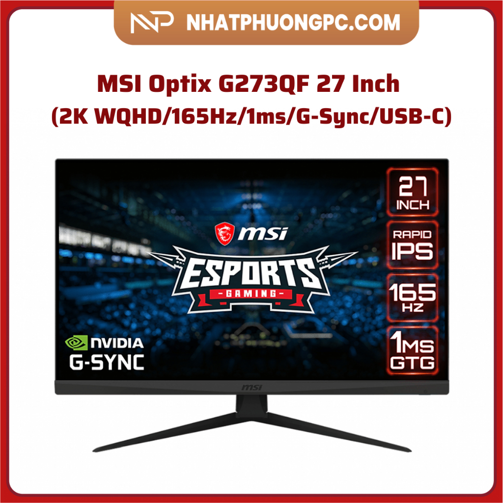 Màn hình Gaming MSI Optix G273QF 27 Inch  - Hàng chính hãng