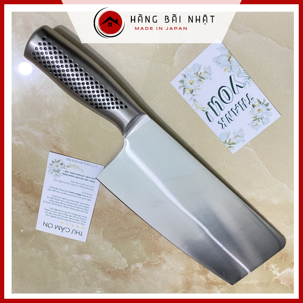 Dao Nhật Chặt Xương Global G - 50 Meat Cleaver - Dao Nhật Bản Cao Cấp  Chất Liệu Thép Không Gỉ