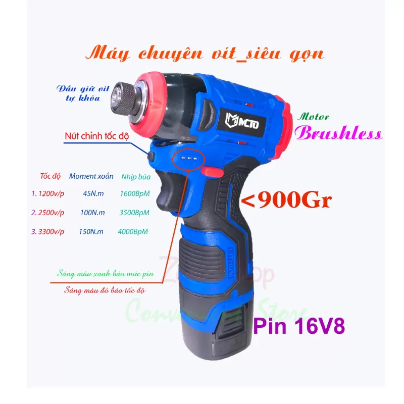 Máy chuyên bắn vít tốc độ cao_3.300v/p_MCTO