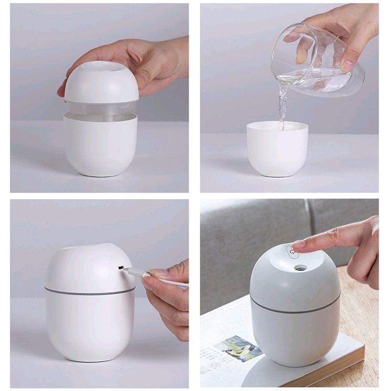 Máy phun sương, xông tinh dầu mini