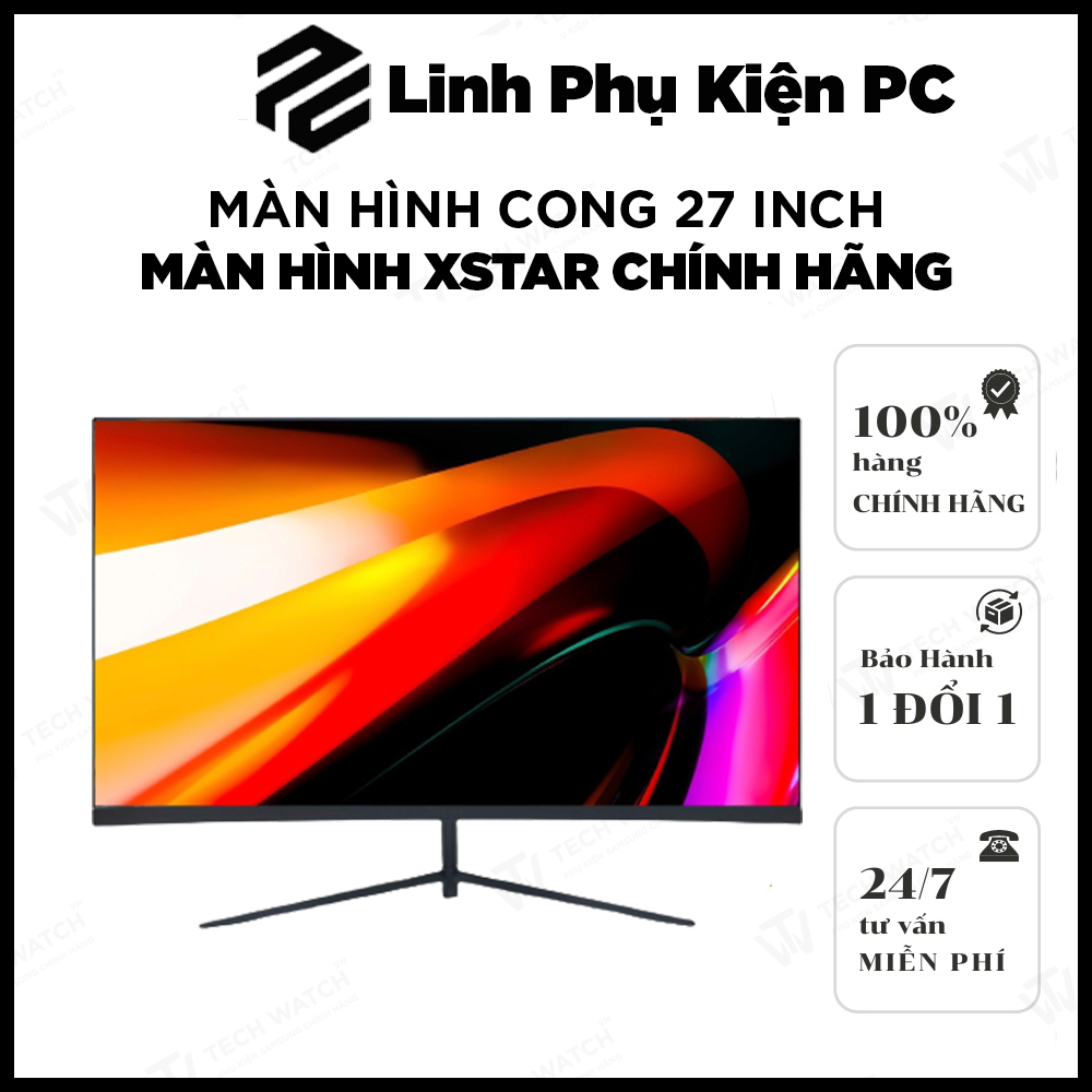 Màn hình Xstar chyên game 27inch màn hình cong bảo hành 24 tháng cam kết chính hãng