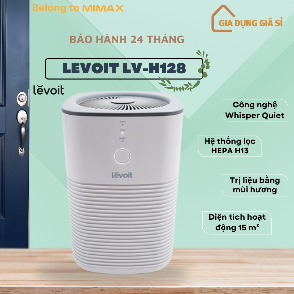 Máy Lọc Không Khí Levoit LV-H128 Lọc HEPA H13 - Bản Quốc Tế - Hàng Chính Hãng - Bảo Hành 24T