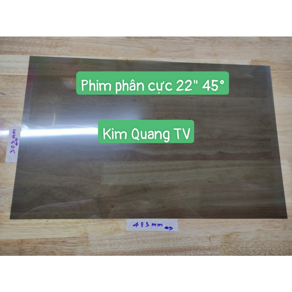 Phim phân cực 22" chuyên dùng dán cho màn hình LCD, TV, màn hình vi tính, xe hơi, điện thoại,màn hình máy công nghiệp,..