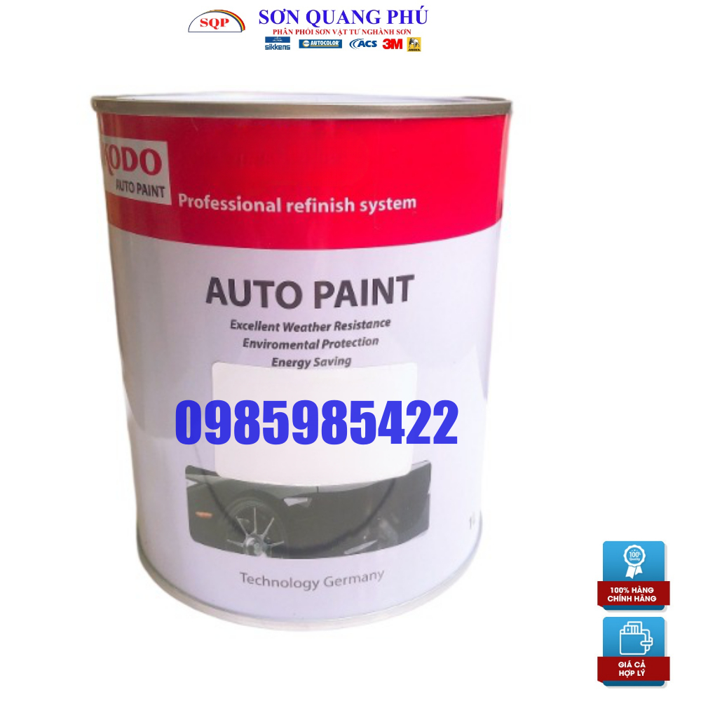 Sơn màu bạc trung sáng 1K CF1115 1L 1K KODO, sơn nhũ trung sáng cho oto xe máy sơn màu 1K phủ bóng SONQUANGPHU323