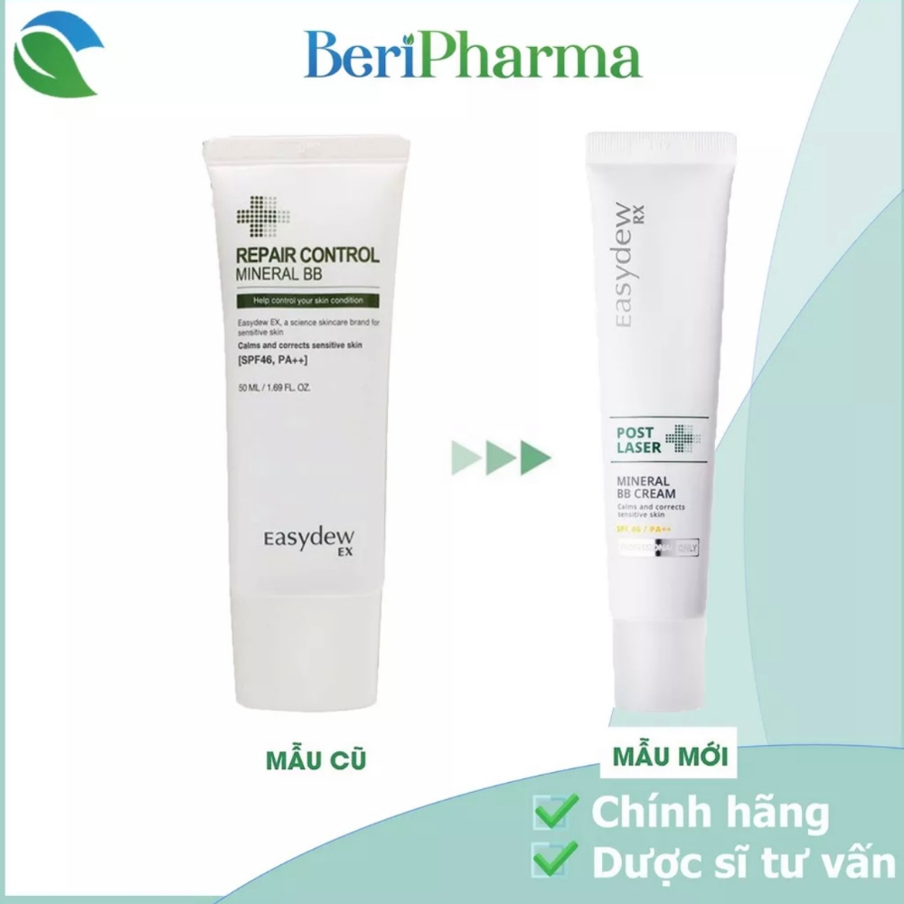 Easydew Ex Kem Chống Nắng Phục Hồi Da Repair Control Mineral BB Cream 50ml