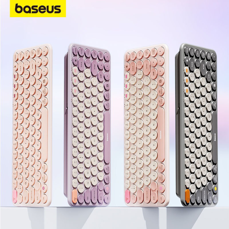 Bàn phím Bluetooth Baseus K01  - Kết nối Bluetooth cùng lúc tới 3 thiết bị