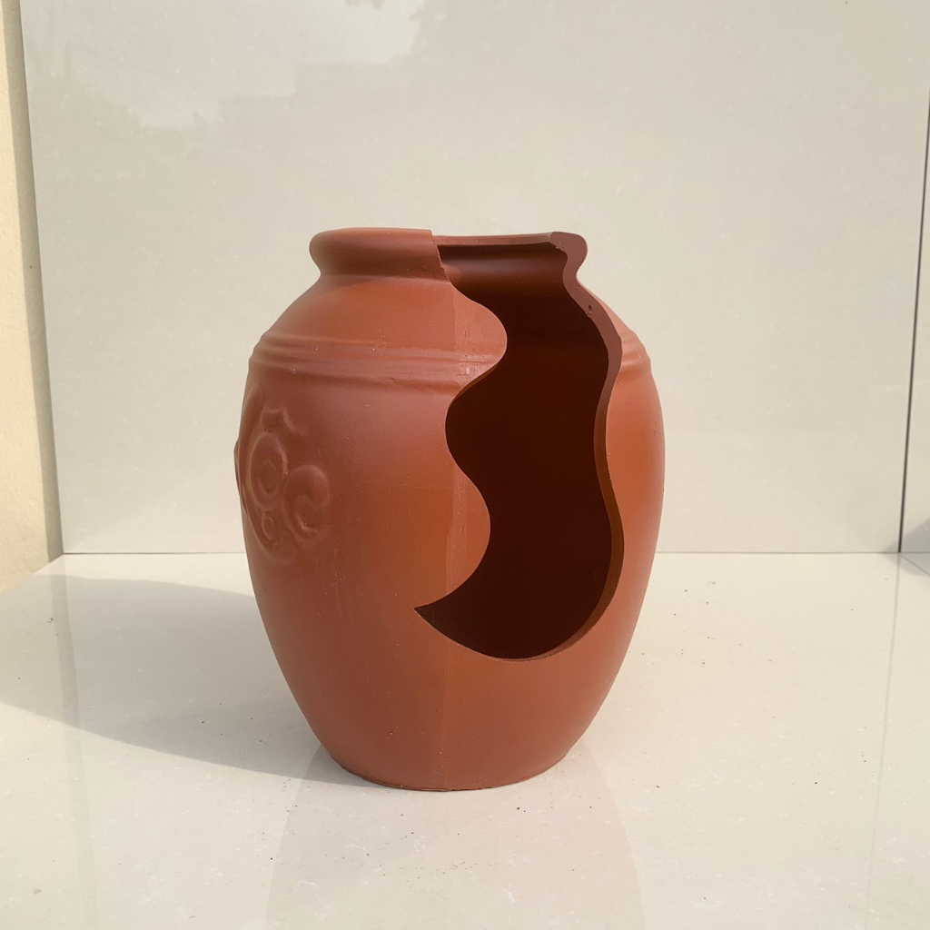 Chum xẻ tròn sen đá màu đỏ 1 size SP602