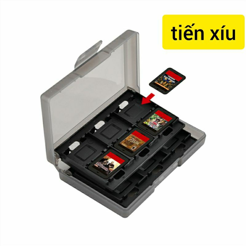 Hộp đựng thẻ switch hộp đựng băng game Nintendo Switch Oled V1 V2 hãng Dobe