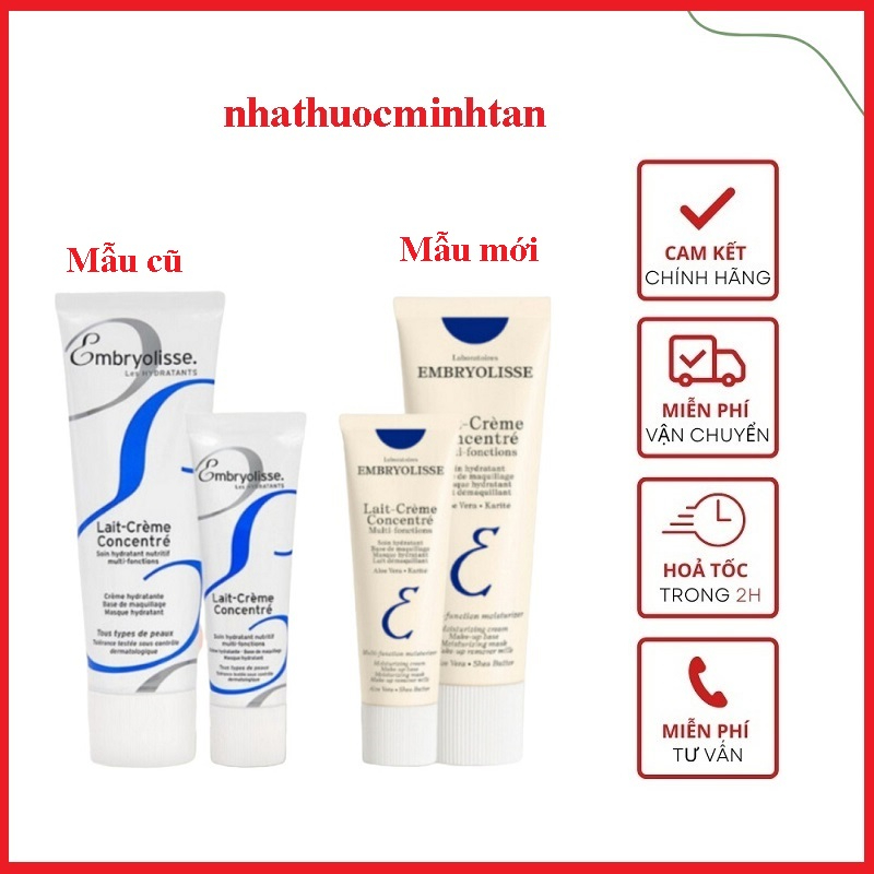 Kem Dưỡng Ẩm Embryolisse Lait Creme Concentre Chính Hãng