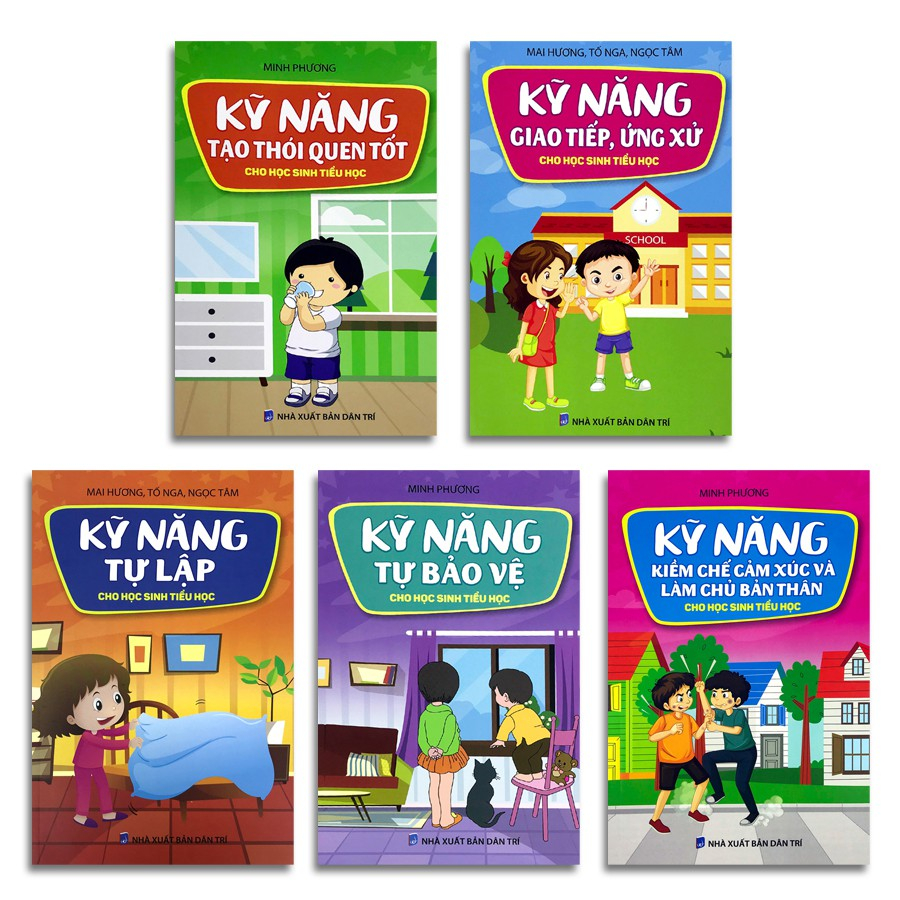 Sách - Combo 5 cuốn Kỹ năng sống cho học sinh tiểu học - TTV52 - Lẻ tùy chọn